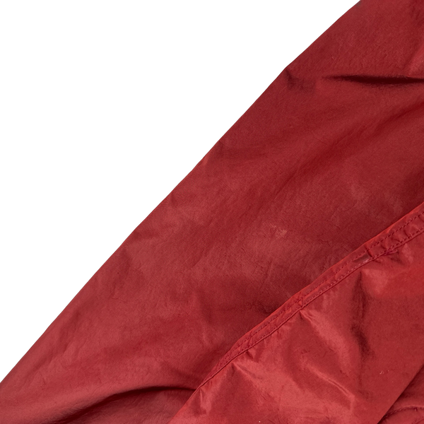 Stone Island 2007 Red Nylon Metal Hooded Jacket - Medium