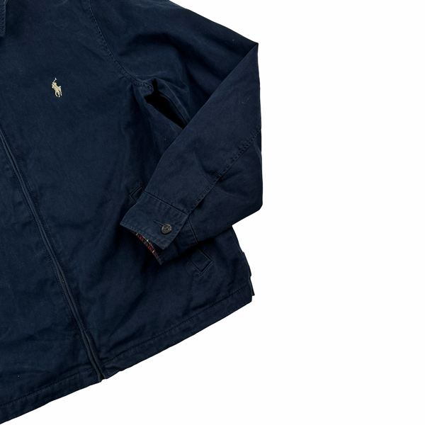 Ralph Lauren Navy Bomber Jacket - Medium