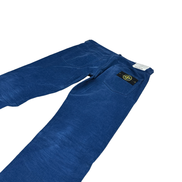 Stone Island 2013 Blue Corduroy Trousers - 32"