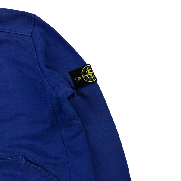 Stone Island 2015 Blue Cotton Zipped Track Top - Large