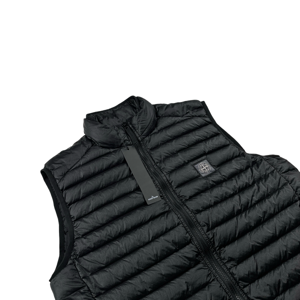 Stone Island 2023 Black Loom Woven Chambers R-Nylon Down TC