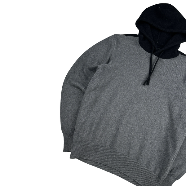 Stone Island 2019 Shadow Project Wool Blend Hoodie Knit Jumper - Small