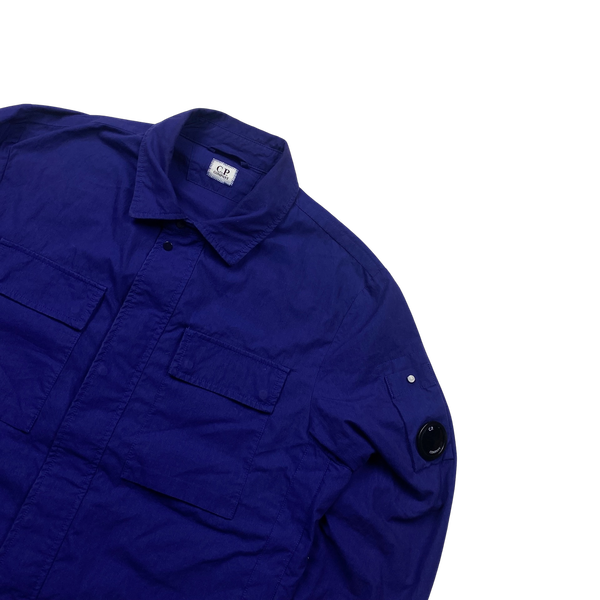 CP Company Blue Cotton Overshirt - XL