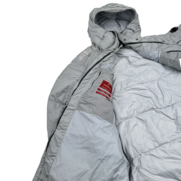 CP Company Grey Nycra-R Puffer Parka Jacket - 3XL