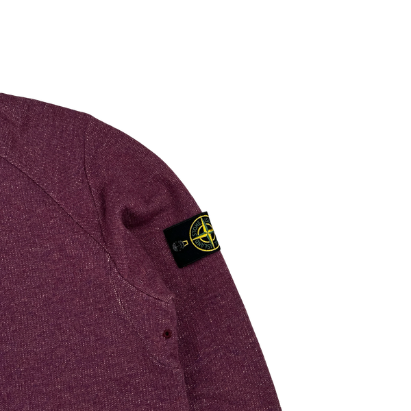Stone Island 2014 Purple Wool Blend Crewneck Jumper - XL