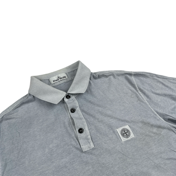 Stone Island 2020 Grey Short Sleeved Polo Top - 3XL