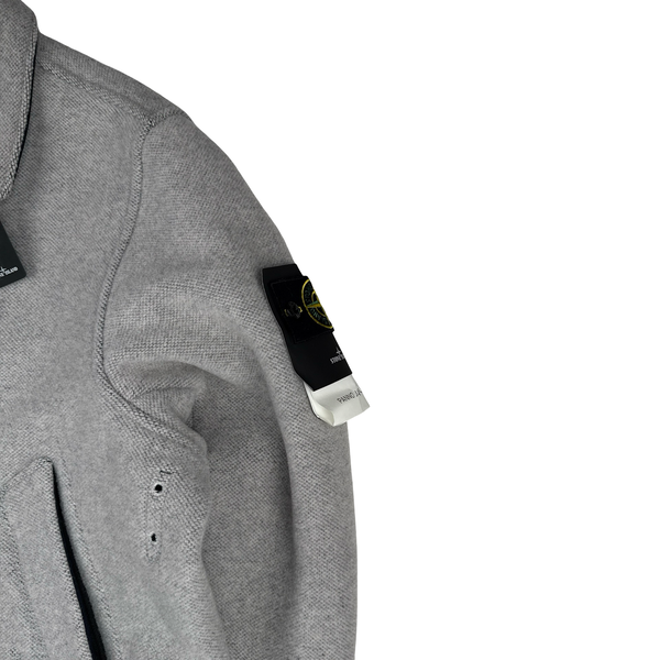Stone Island 2020 Panno Jaquard Double Breasted Wool Collared - 3XL