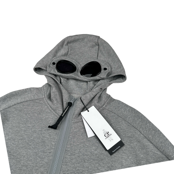 CP Company Light Grey Goggle Hoodie - XL