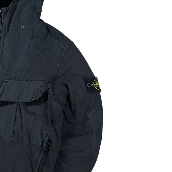 Stone Island 2016 Jersey Shell Split Velvet Hood Jacket - Small