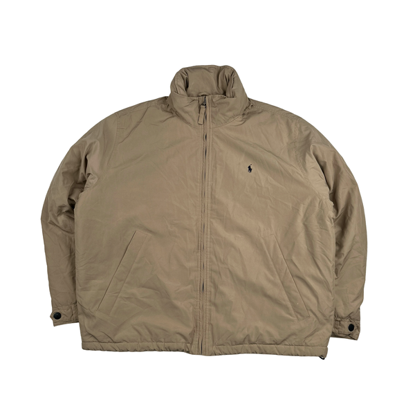 Ralph Lauren Tan Bomber Jacket - XL