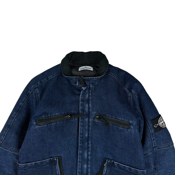 Stone Island 2016 Polypropylene Denim Primaloft Jacket - Large