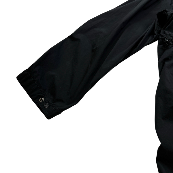 CP Company Nycra Black Long Lightweight Jacket -XL