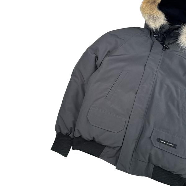 Canada Goose Grey Chilliwack Bomber Parka Jacket - Small