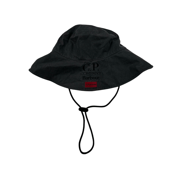 CP Company x Barbour Waxed Goggle Bucket Hat - Large