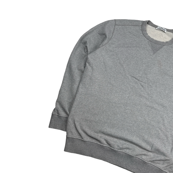 Stone Island 2018 Grey Cotton Crewneck Sweatshirt - XXL