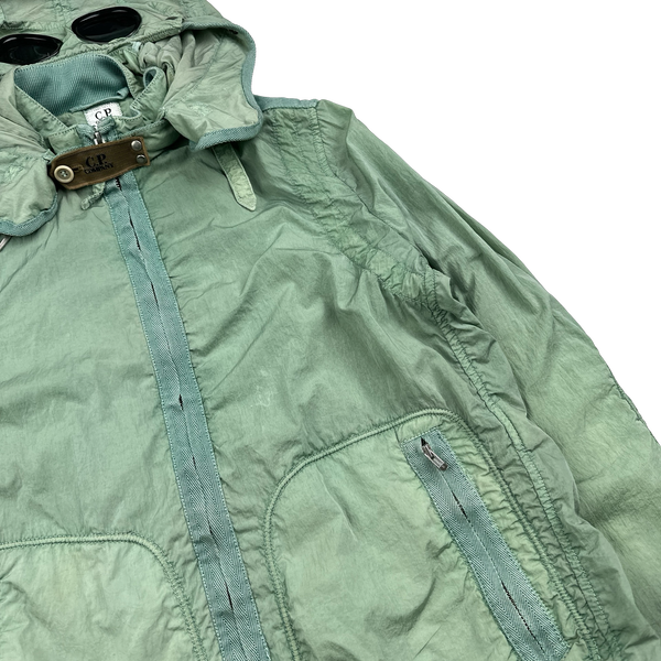 CP Company Mint Chrome Goggle Jacket - Medium