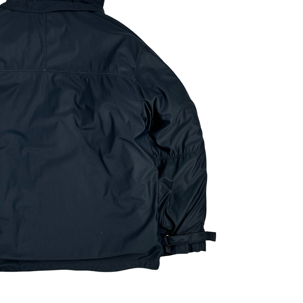Stone Island Vintage 1996 Navy 3 In 1 Green Edged Dutch Rope Nylam Jacket - XL