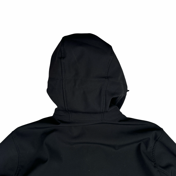 Stone Island 2020 Black Soft Shell Hooded Jacket - XXL