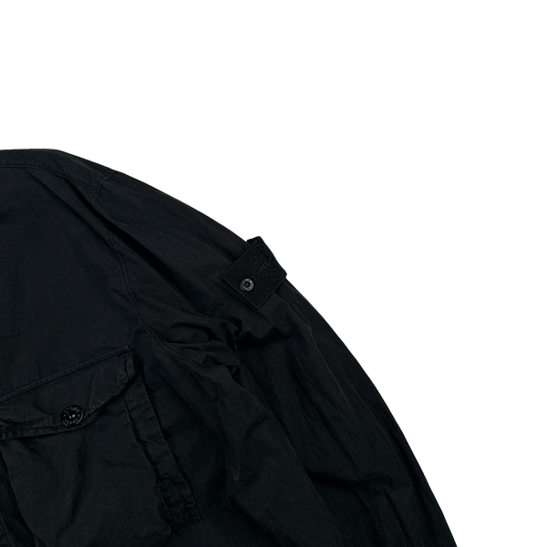 Stone Island 2019 Black Ghost Piece Overshirt - 3XL