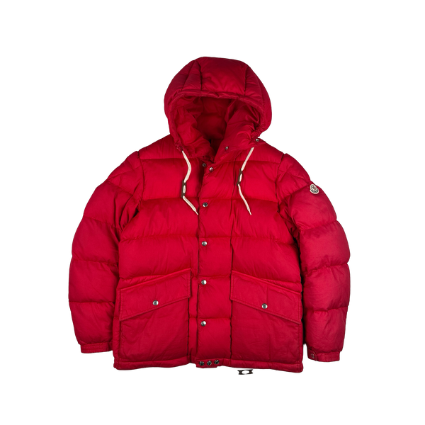Moncler Norme Afnor Red Down Filled Jacket - Large