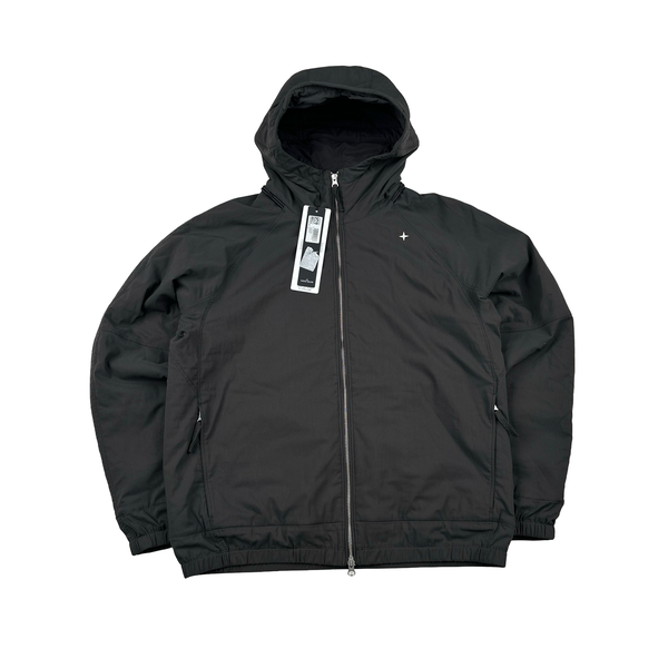 Stone Island 2024 Navy Comfort Wool SI Stellina Jacket - Large