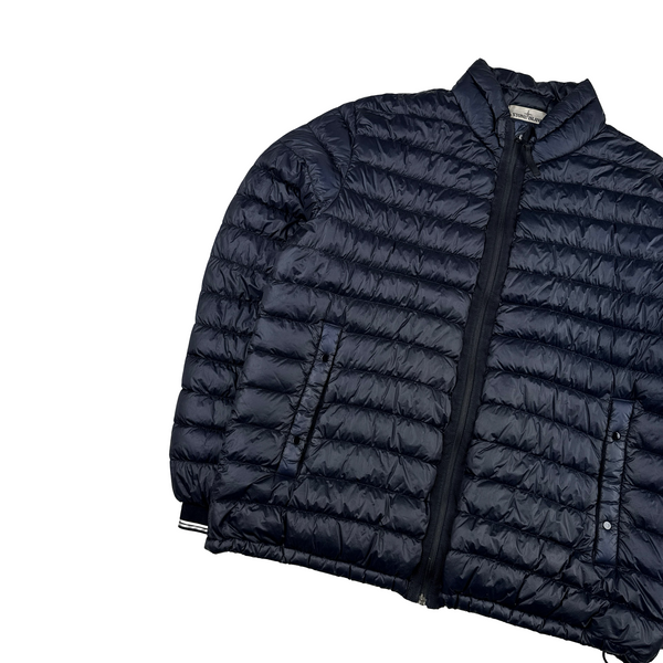 Stone Island 2014 Navy Garment Dyed Down Jacket - 3XL