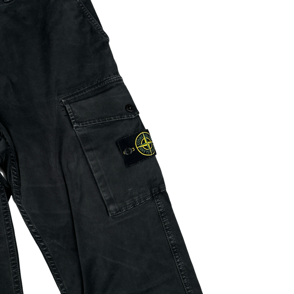 Stone Island 2020 Grey Slim Fit Cargo Trousers - 34"