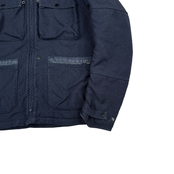 Stone Island 2015 Navy Nylon Blend Shadow Project Jacket - Large
