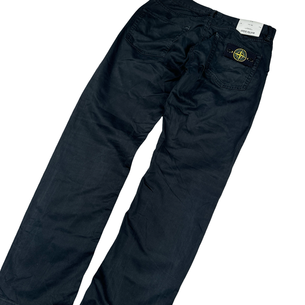 Stone Island 2017 Black Slim Fit Trousers - 32"