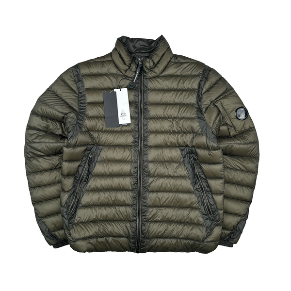 CP Company Khaki DD Shell Puffer Jacket - Medium