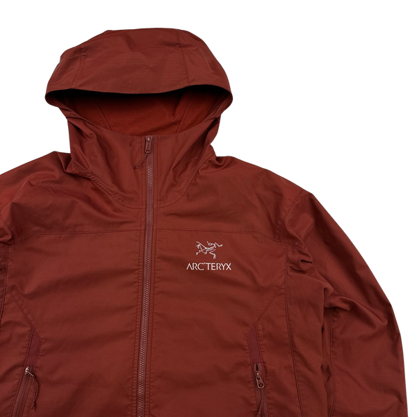 Arcteryx Red Windstopper Waterproof Shell Jacket - Small