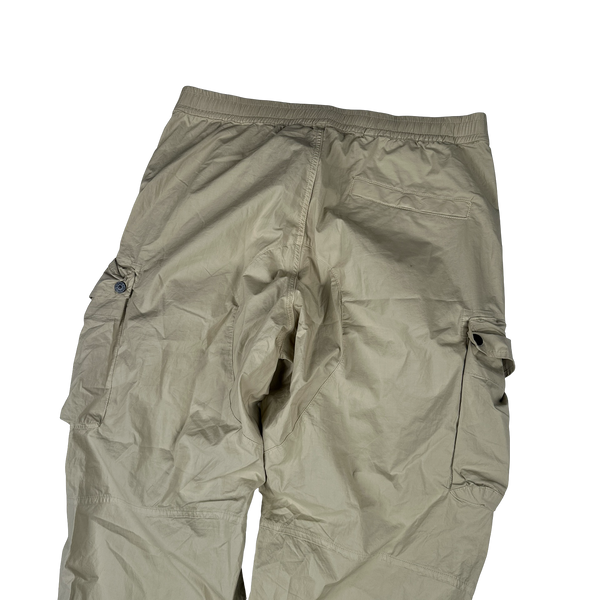 Stone Island 2019 LO Tan Cotton Baggy Cargos - 32"