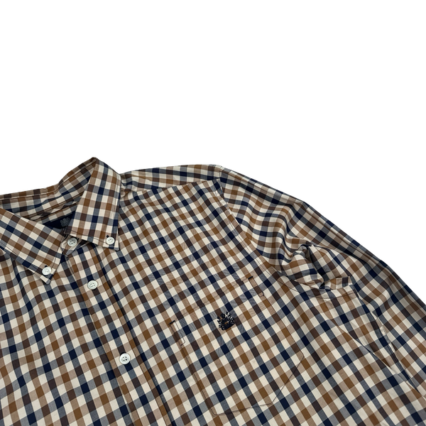 Aquascutum Classic Nova Checked Shirt - Medium