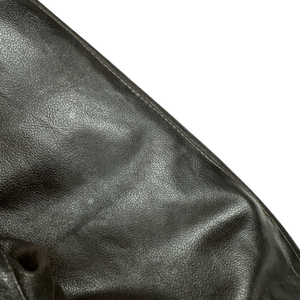 Boneville Vintage 80's Heavyweight Brown Leather Jacket - Large