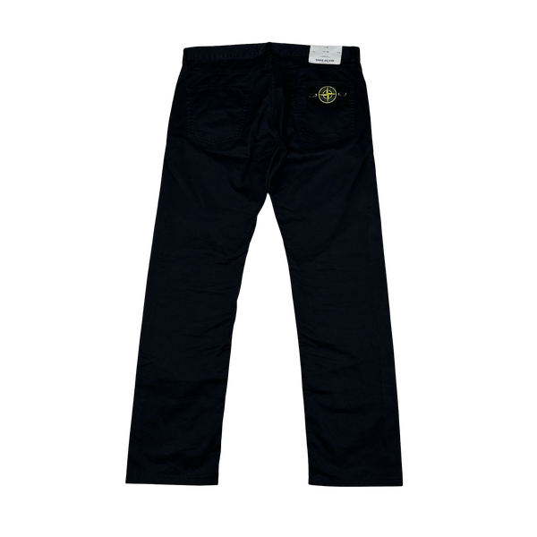 Stone Island 2017 Black Slim Fit Trousers - 32"