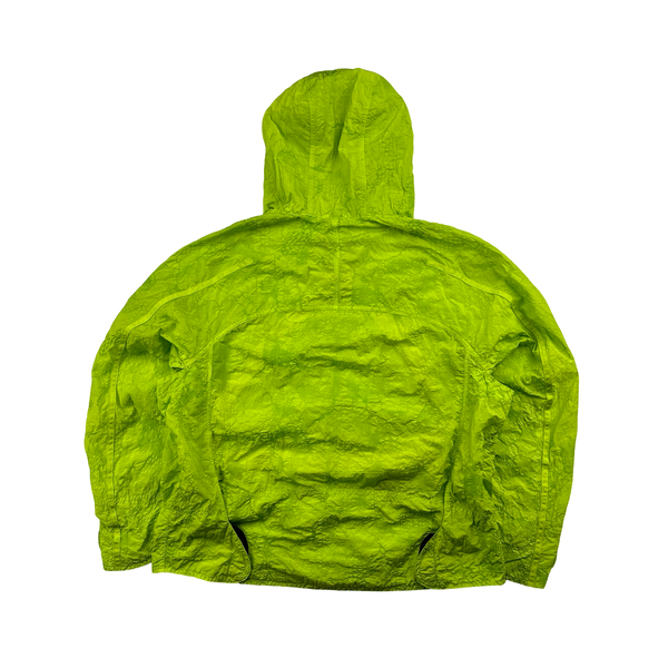 Stone Island Shadow Project 2022 Green Waffle Print Econyl Nylon Metal Jacket - Medium