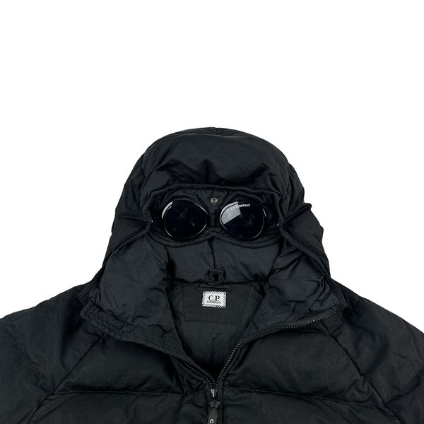 CP Company Black ECO CHROME-R Down Filled Puffer Jacket - Small