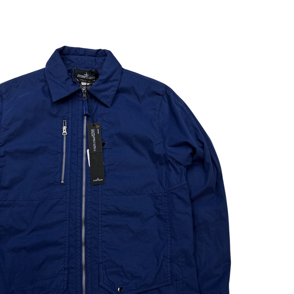 Stone Island Blue Shadow Project Overshirt - Small