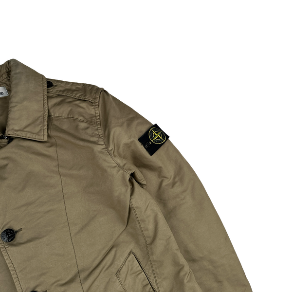 Stone Island 2013 Camel Quilted David TC Field Jacket - Medium
