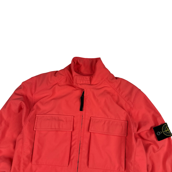 Stone Island 2020 Pink Light Soft Shell R Jacket - Small