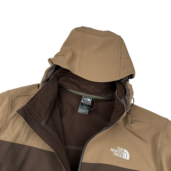 North Face Brown Summit Series Apex Soft Shell Jacket - XL