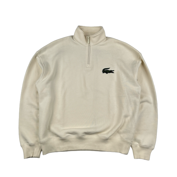 Lacoste Emblem Quarter Zip Jumper - Medium