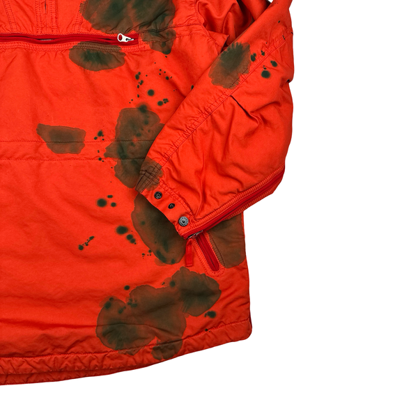 Stone Island 2023 Hand Colouring Orange David TC Micropile Smock - Medium