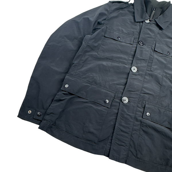 Stone Island 2011 Black Micro Reps Field Jacket - Large