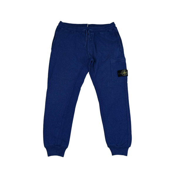 Stone Island 2015 Blue Cotton Joggers - Medium