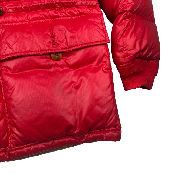 Ralph Lauren Red Down Filled Arctic Jacket - Small