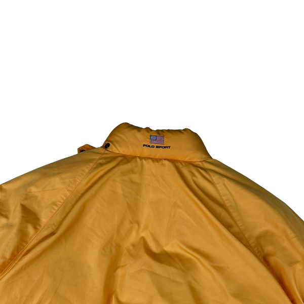 Ralph Lauren Polo Sport Yellow Padded Down Puffer Jacket - Large