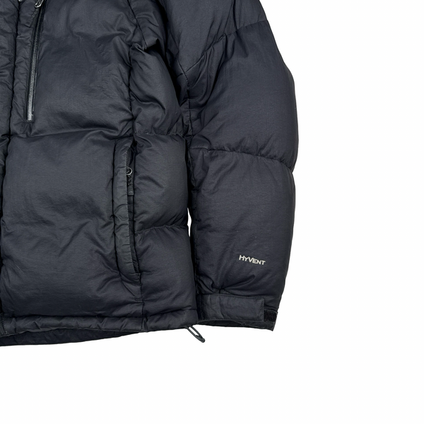 North Face Black Summit Series 700 Down Hooded Puffer Jacket - Medium