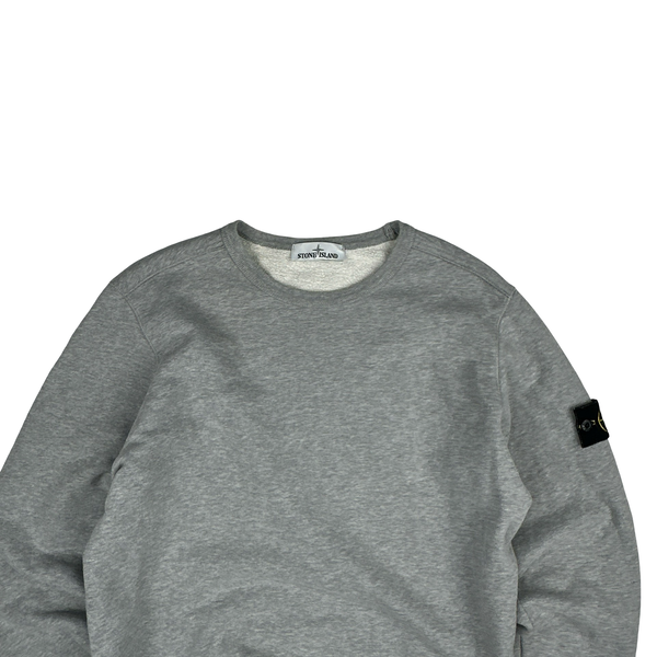Stone Island Grey Crewneck Sweatshirt - Medium
