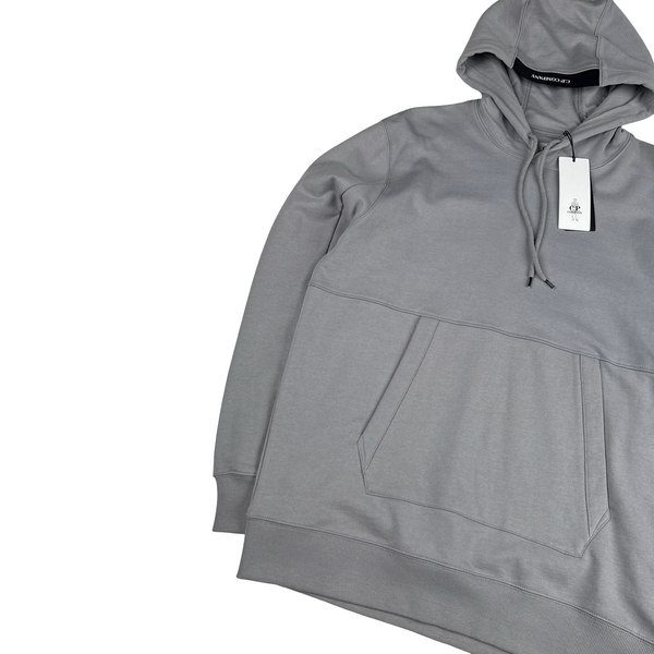 CP Company Stone Grey Lens Viewer Hoodie - XXL